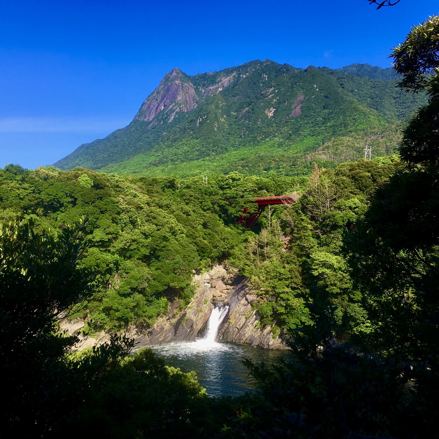 屋久島のトローキの滝